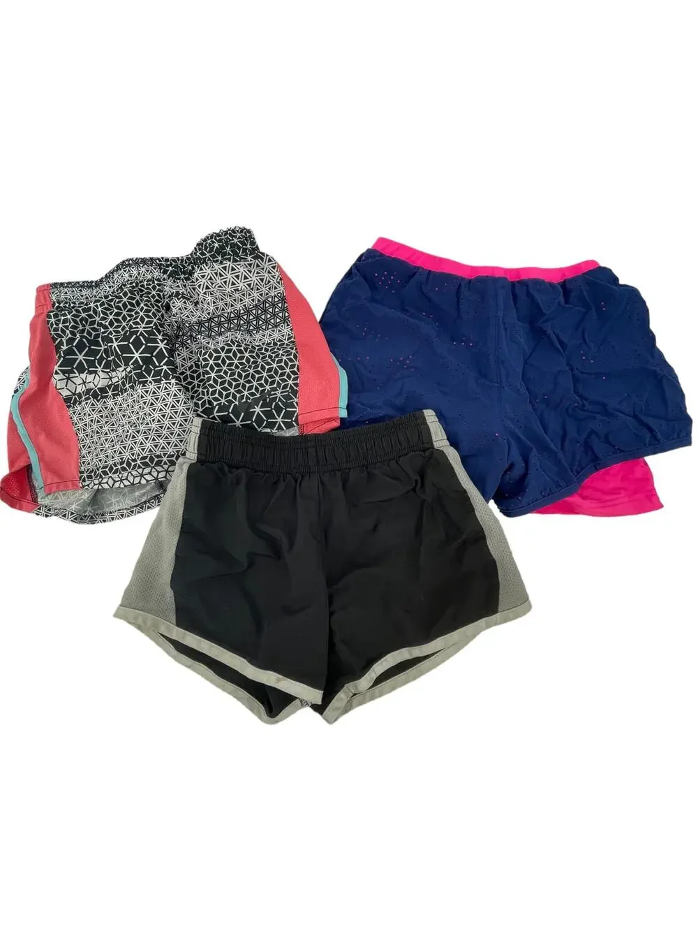 BCG Danskin Nike Girls Lot of 3 Athletic Shorts Youth Size Small